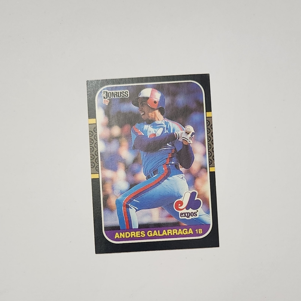 1986 Leaf Inc DONRUSS '87 ANDRES GALARRAGA, Montreal Expos Baseball Card No. 303